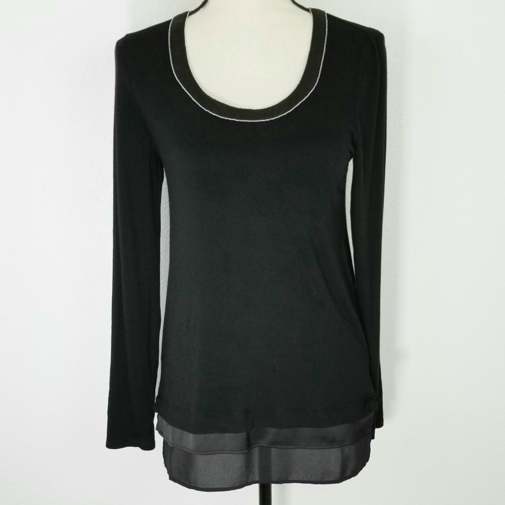 WHITE HOUSE BLACK MARKET Black Top, size XS